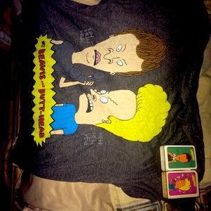 1992 Beavis and Butt-head cards and shirt
